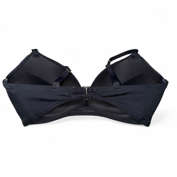 Victoria Secret The Angel Bikini Top Womens Black Push-up Bikini Top 34DDD - Picture 4 of 7